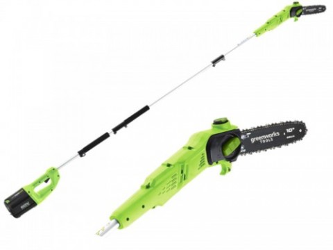 Potatore ad asta a batteria GREENWORKS GD60PS (SOLO CORPO MACCHINA, batteria e caricabatterie NON INCLUSI)